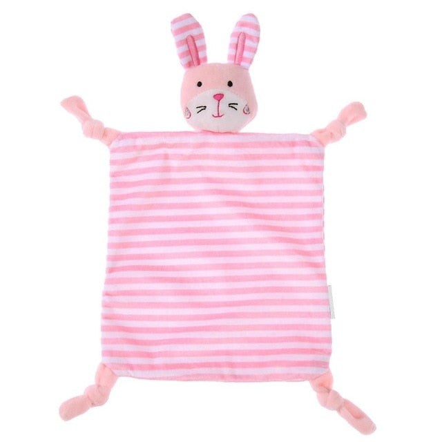Newborn Baby Cute Playmate Plush Doll Toys Kids Cartoon Animals Hand Bells Rattles Toy Baby Teether Kids Teething Toys For Baby