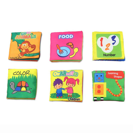 Kids Baby Cloth Fabric Cognize Book Educational Developmental Toys