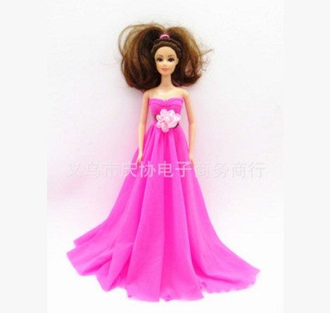 Blue Doll Dress Wedding Dress Evening Dress for 18 Inch American Girl Doll