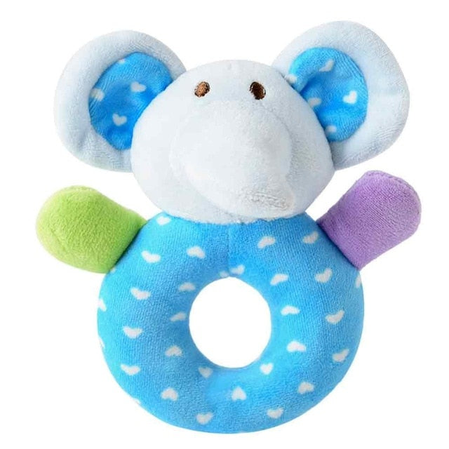 Newborn Baby Cute Rattles Soother Toys Baby Stroller Pram Bed Hanging Toys Kids Plush Educational Toys Baby Funny Teether Toy