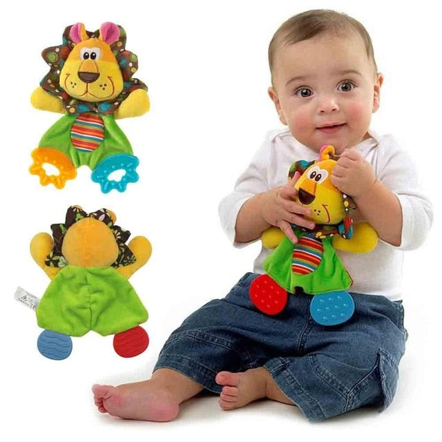 Newborn Baby Cute Rattles Soother Toys Baby Stroller Pram Bed Hanging Toys Kids Plush Educational Toys Baby Funny Teether Toy