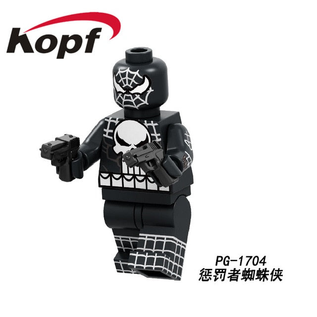 Legoings Minifigured Super Heroes Black Widow Gamora Captain America Riddler Magik Spider-Man Toys For Children Gift PG1698