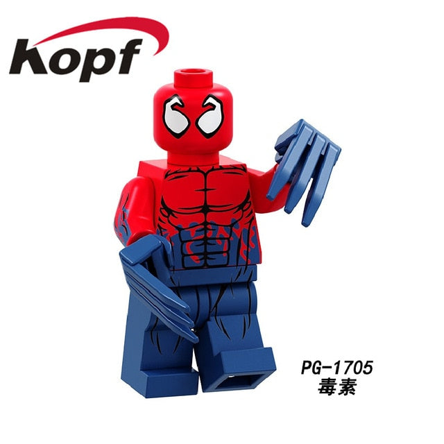 Legoings Minifigured Super Heroes Black Widow Gamora Captain America Riddler Magik Spider-Man Toys For Children Gift PG1698