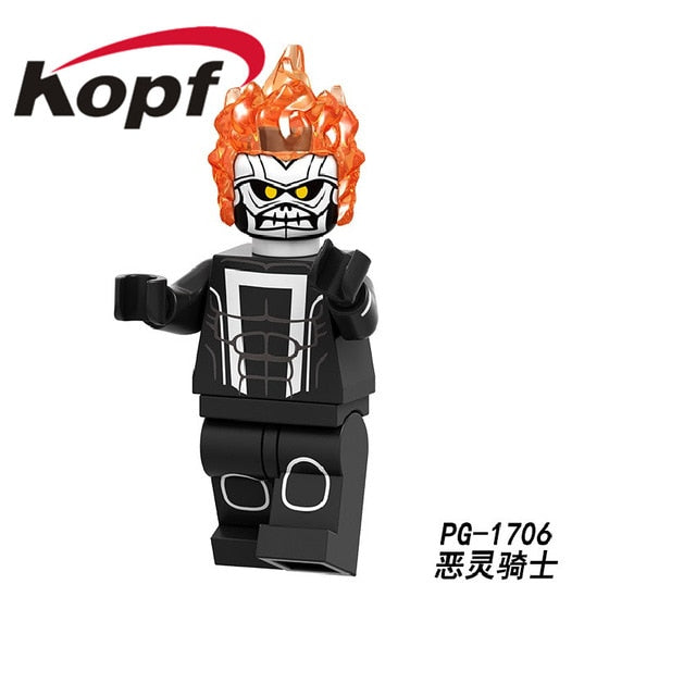 Legoings Minifigured Super Heroes Black Widow Gamora Captain America Riddler Magik Spider-Man Toys For Children Gift PG1698