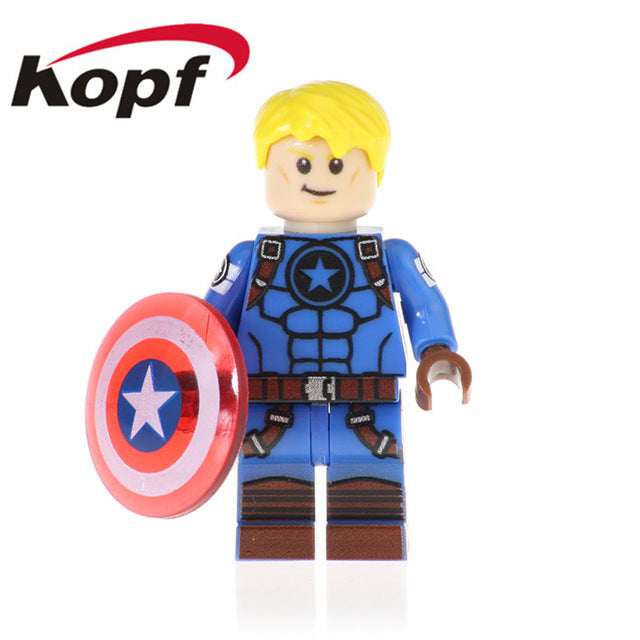Legoings Minifigured Super Heroes Black Widow Gamora Captain America Riddler Magik Spider-Man Toys For Children Gift PG1698