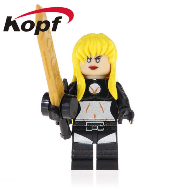 Legoings Minifigured Super Heroes Black Widow Gamora Captain America Riddler Magik Spider-Man Toys For Children Gift PG1698